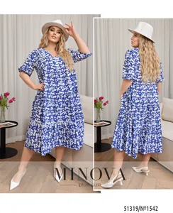 Платье 1542-синий Minova