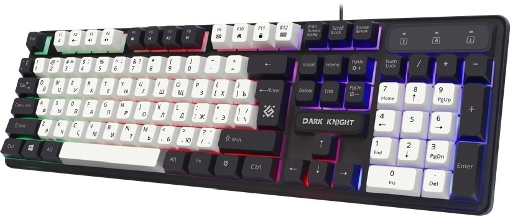 Клавиатура Defender Dark Knight GK-077 45078 белый