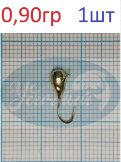 Мормышка вольфрамовая Капля с ушком