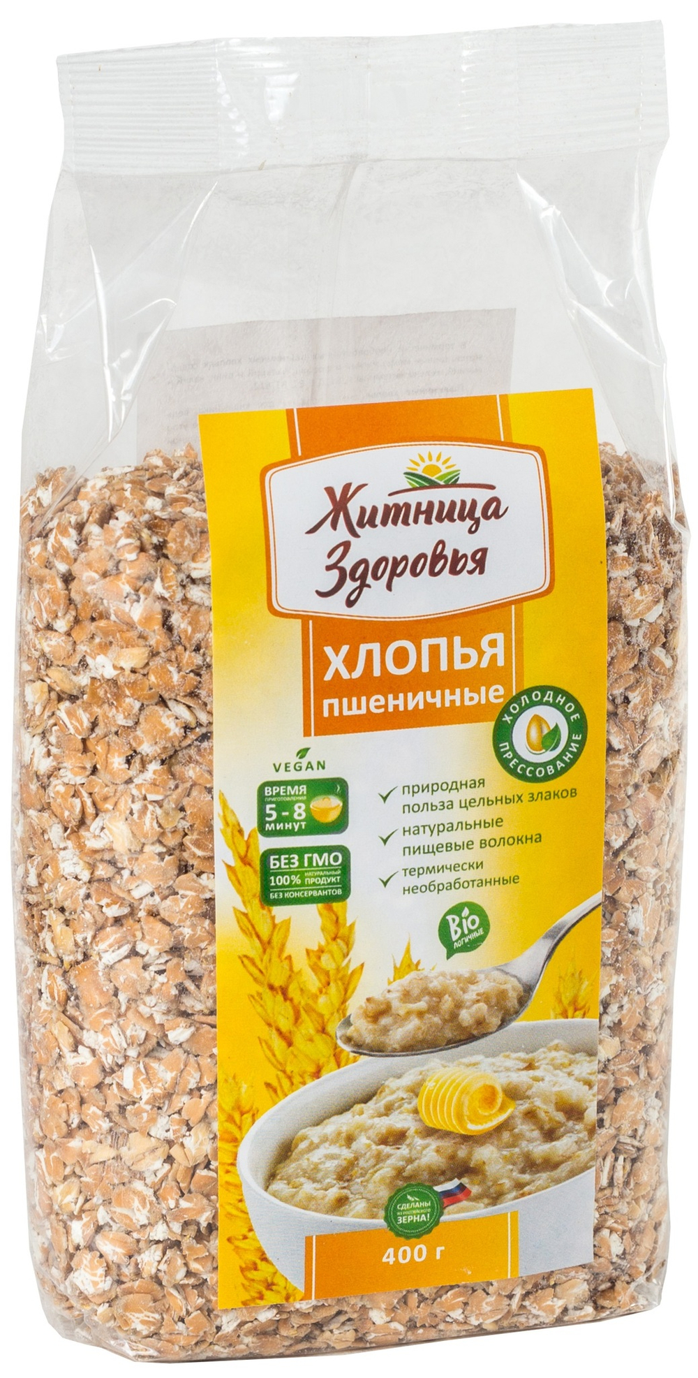 Хлопья пшеничные 400 гр.