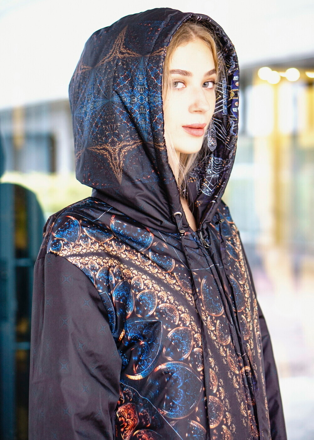 Двустороннее пальто-парка