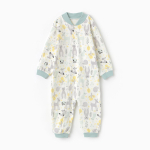 Комбинезон детский цвет молочный/звери, р. 80 10134563 (Рыжик)