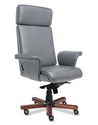 Кресло для руководителя Split A серая кожа