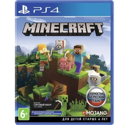 Игра Minecraft (Русская обложка) (Русская версия) для PlayStation 4