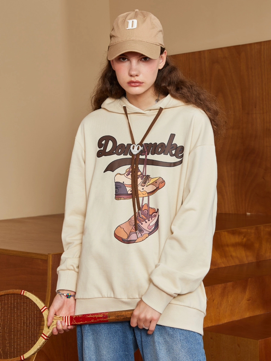 Худи DONSMOKE "Sneakers Logo" Oversized Hoodie