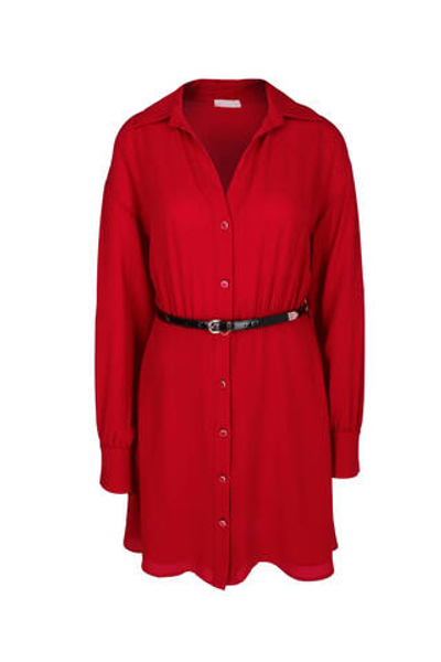 Платье с ремешком Liu Jo - красный (MF3374 T0414)