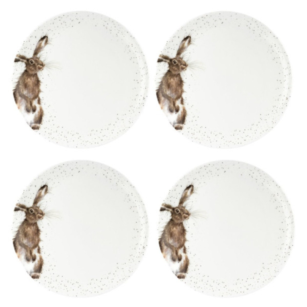 Набор тарелок обеденных 4шт 27см Royal Worchester Забавная фауна Заяц Royal Worcester