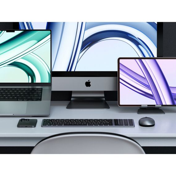 Беспроводная клавиатура Satechi Slim X2 Bluetooth Keyboard (ST-BTSX2M-RU) серый космос