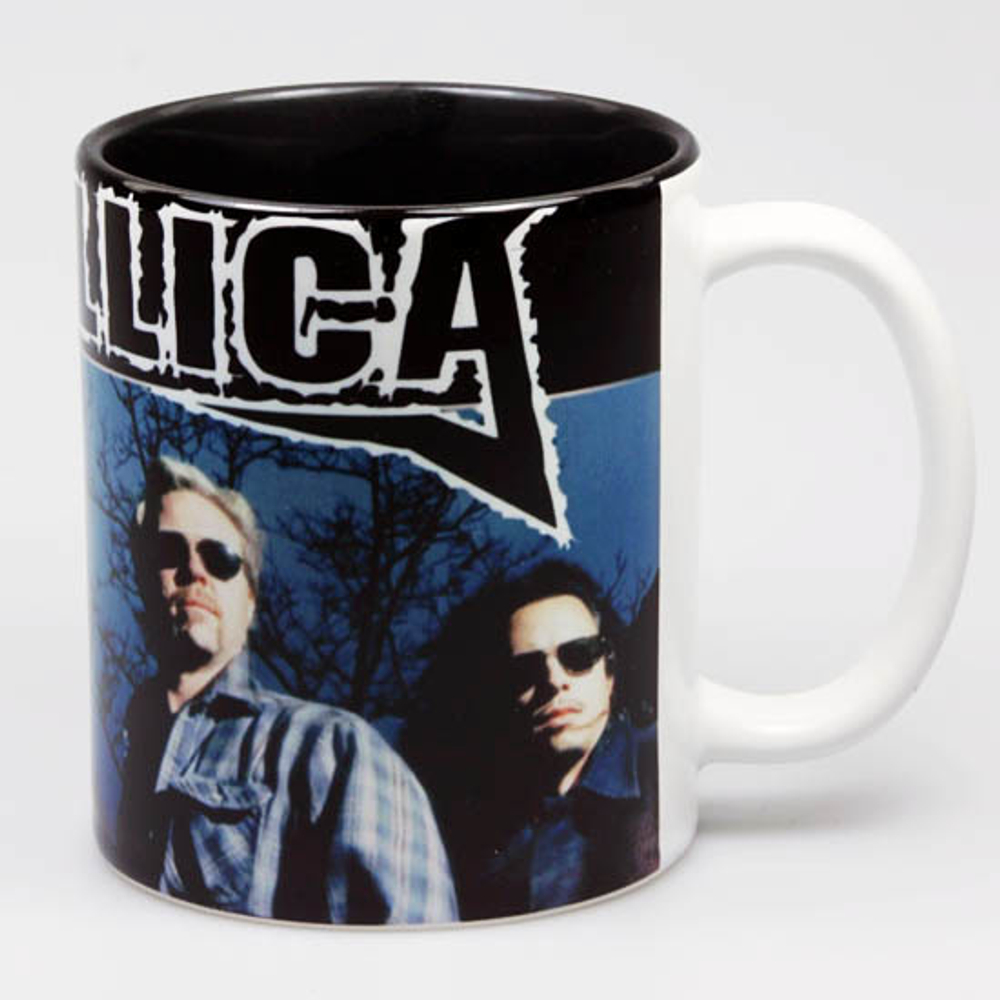 Кружка Metallica ( группа на фоне деревьев, вечер )