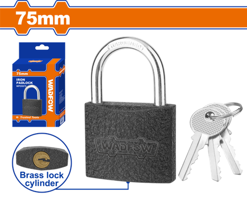 Замок навесной 75 мм (6/36) WADFOW WPD5575
