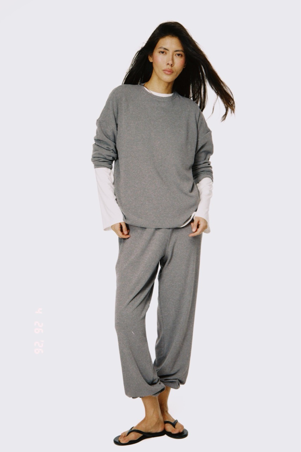 LONG GREY PLUSH