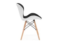 Деревянный стул PC-027 black / white