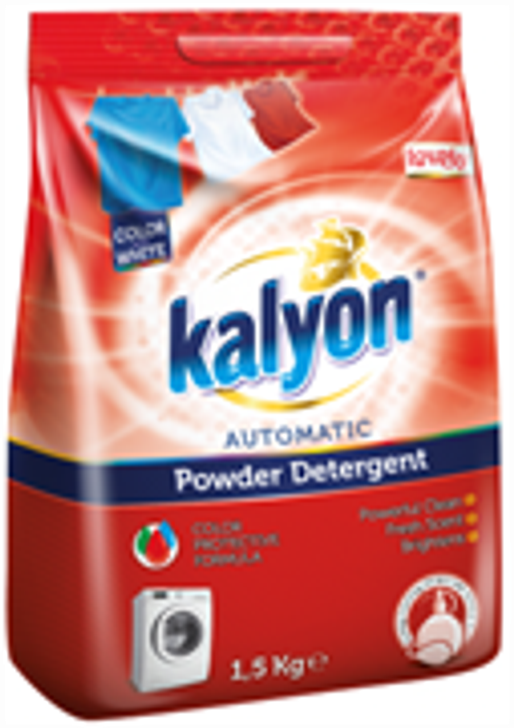 KALYON СТИРАЛЬНЫЙ ПОРОШОК - ЦВЕТОЧНЫЙ АРОМАТ  1,5 кг x 12