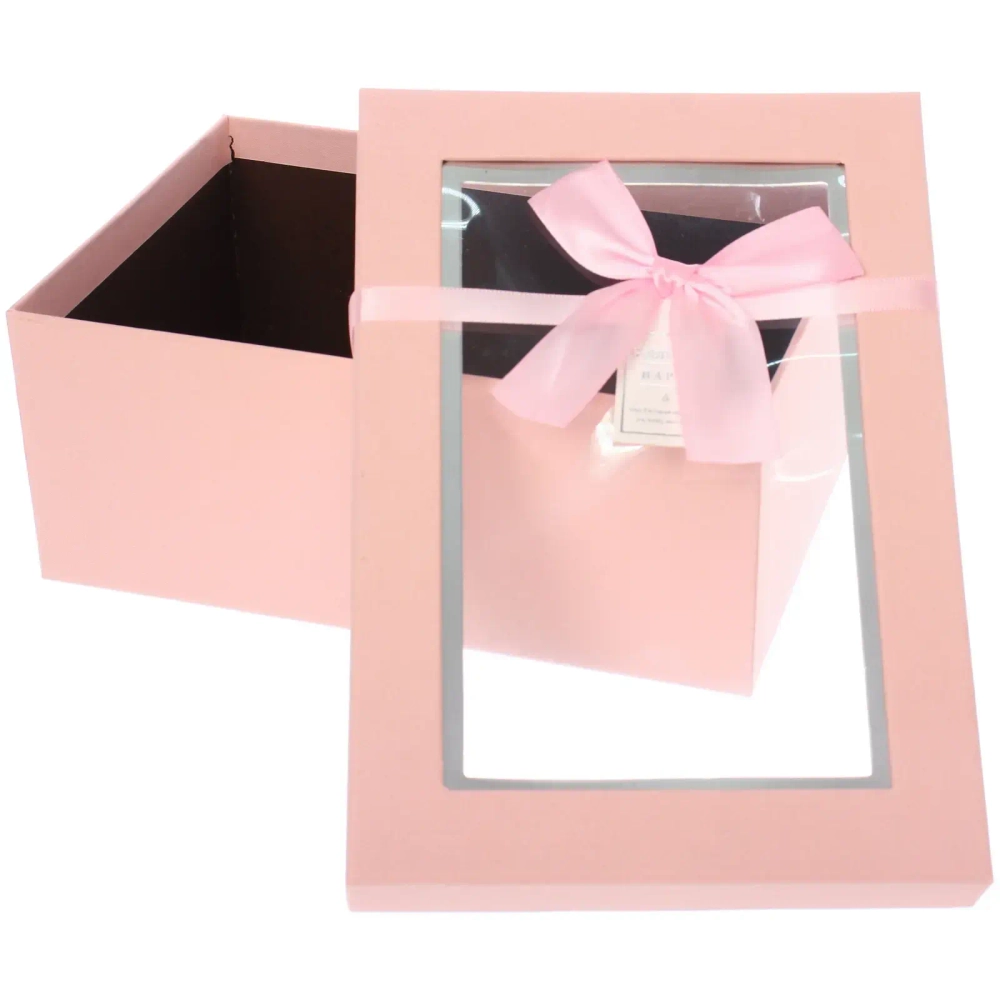 Коробка подарочная «Нежная душа» 23*16*9.5 см, Розовый
