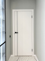 Дверь межкомнатная  GALANT M 1  эмалит белый
