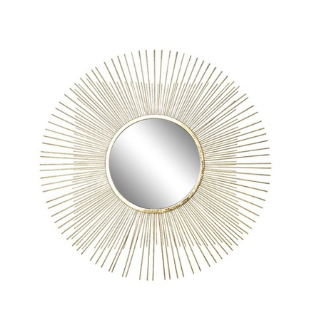 37SM-0734-R Зеркало декоративное золотое 70,5х70,5х1,9 см, центр.диам.28 см