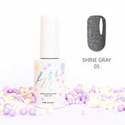 Гель-лак ТМ "HIT gel" №05 Shine Gray, 9 мл