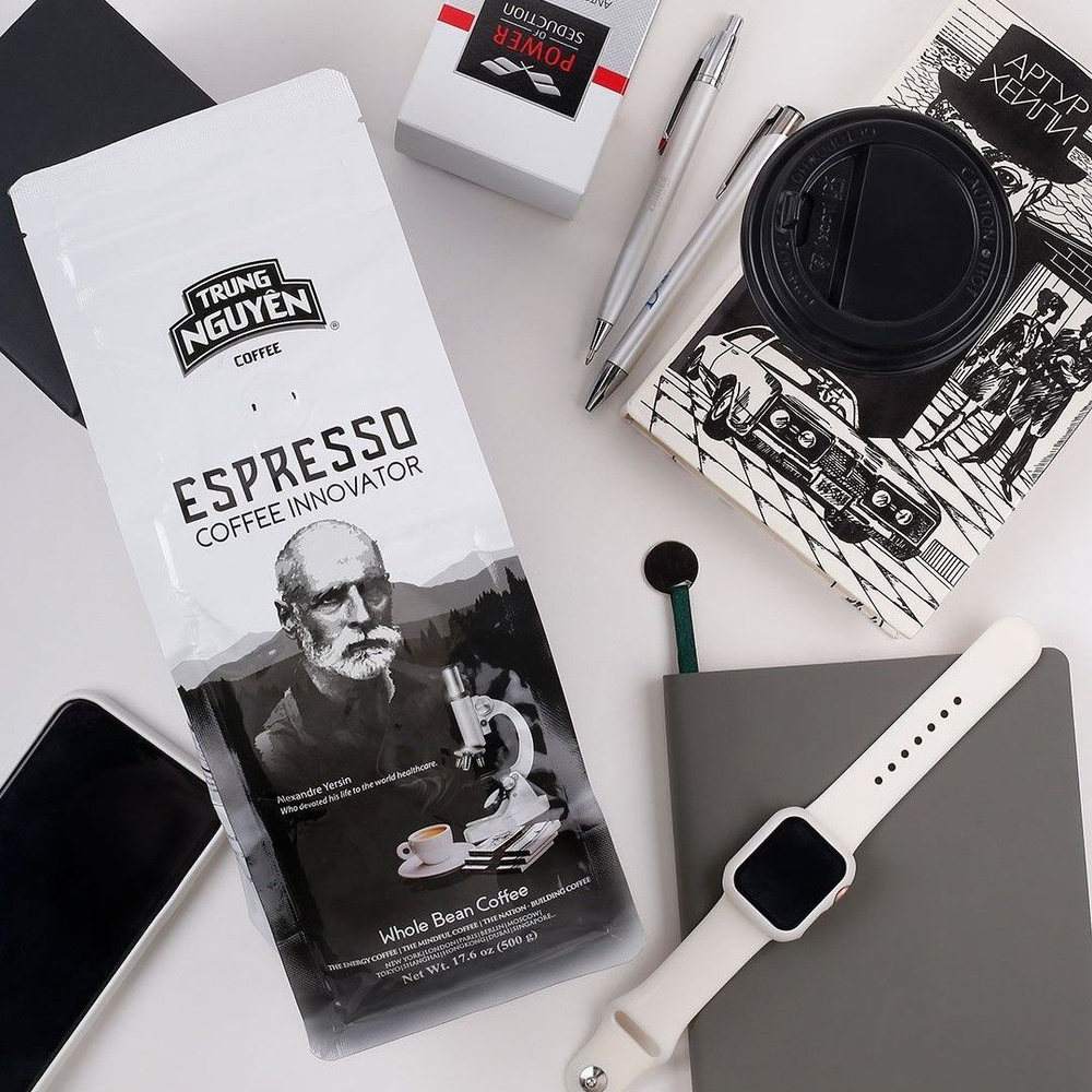 Вьетнамский кофе в зернах Trung Nguyen Легендарный Эспрессо Новатор (Legend Espresso Innovator), 500 г