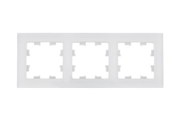 Рамка 3-м AtlasDesign Nature натур. стекло бел. SE ATN360103