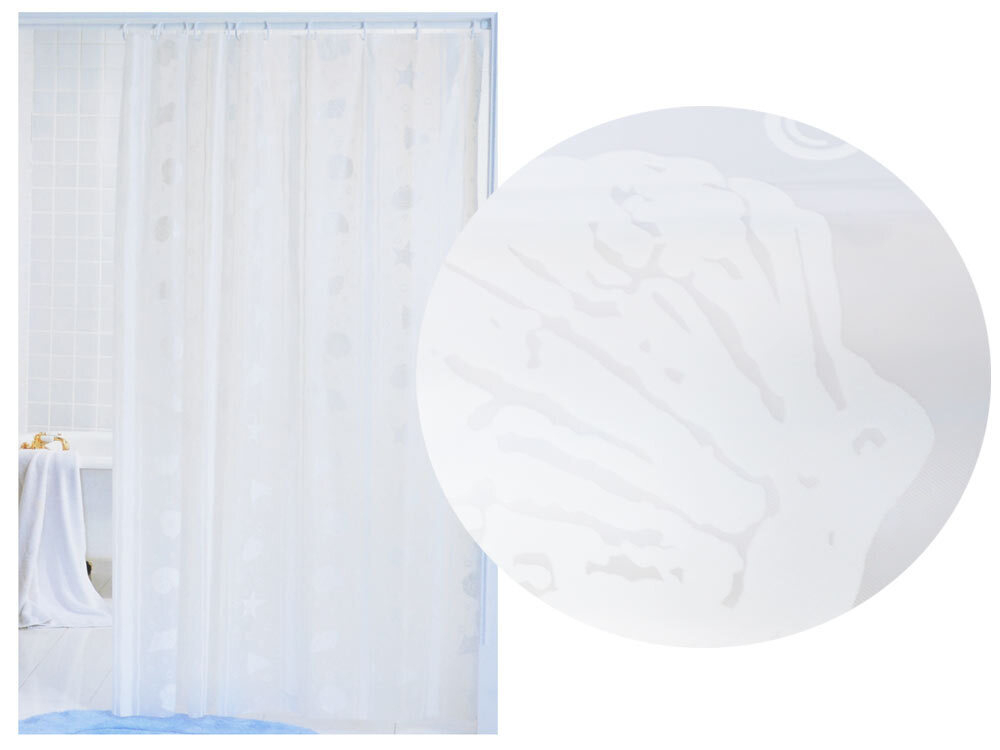 Штора для ванной 180*180см Млечный путь