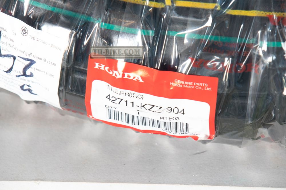 42711-KZZ-901, 42711-KZZ-902, 42711-KZZ-903, 42711-KZZ-904. TIRE, RR. (IRC) (120/80-18 M/C 62P). Honda CRF250-300L-RL