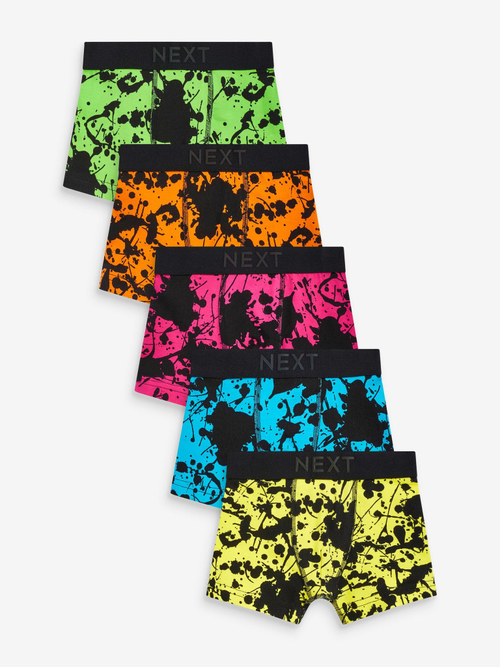 Трусы для мальчика Next D50-200, 5 шт., Желтый, Голубой, Оранжевый