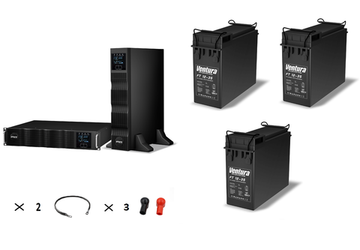 Комплект ИБП Stark Country 1000 Online One RT + АКБ Ventura FT 12-35 х 3 шт.