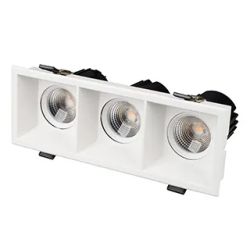 Светильник MS-FLOW-BUILT-S230x85-3x6W Warm3000 (WH, 55 deg, 230V) (Arlight, IP20 Металл, 5 лет) 060928
