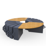 Велопарковка-скамейка Round-B