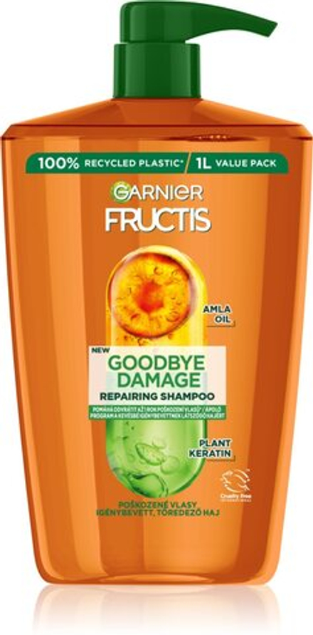 Garnier Fructis Goodbye Damage - укрепляющий шампунь для поврежденных волос /   1000  ml  / GTIN 3600542547833
