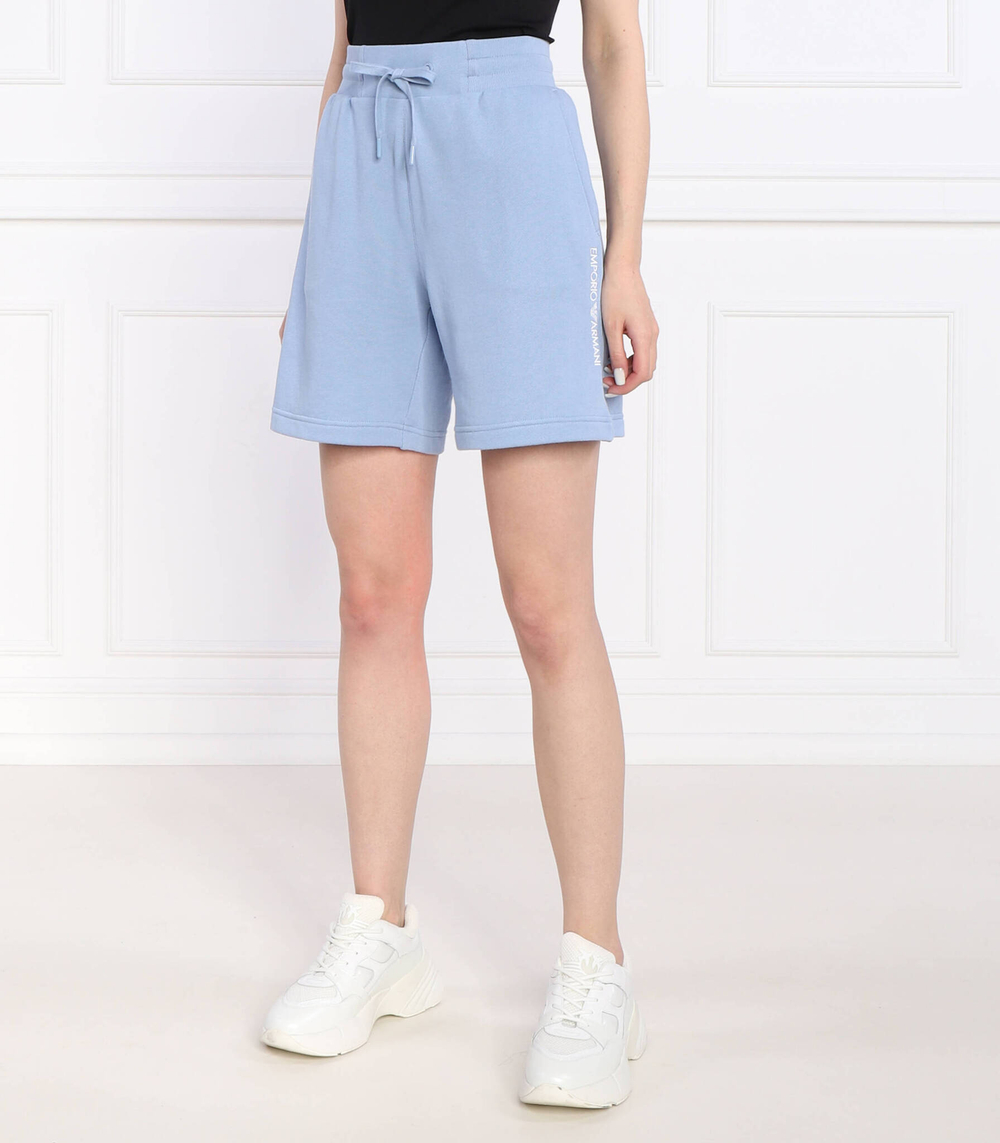 шорты ladies knitted bermu Emporio Armani - голубой(164676 3R268)