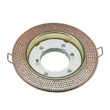 Спот IN HOME светло-золотистый/золото с подсветкой GX53