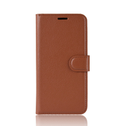 Чехол книжка коричневый цвета на Samsung Galaxy Note 8, с отсеком для карт и подставкой от Caseport
