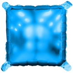 Шар фольгированный Квадрат 40 см (Синий)