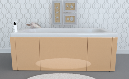 Экран под ванну комбинированный TR-8-026 купуасу глянец