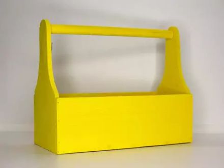 Ящик флористический (36*16*30см) цв.жёлтый RD-58837B
