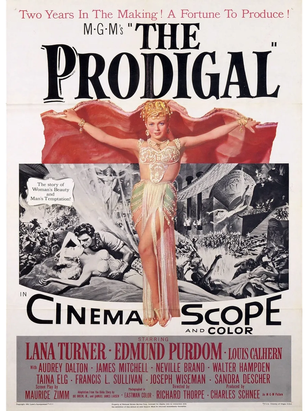 Блудный сын (1955) (DVD-R), Русский язык.