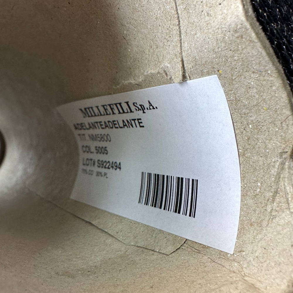 ADELANTE - Millefili ; 70% хлопок, 30% люрекс; 580м/100гр; col.5005, цвет черный, черный люрекс