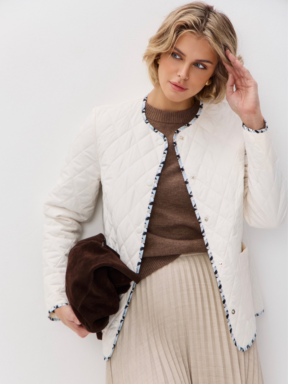 Куртка-жакет стеганая шанель на кнопках