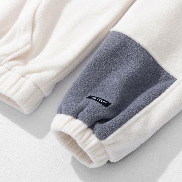 Толстовка Turbo fleece Серо-Белая - фото 5