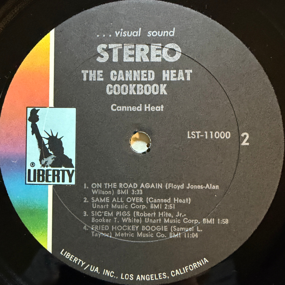 Canned Heat ‎– The Canned Heat Cook Book (США 1969г.) Т