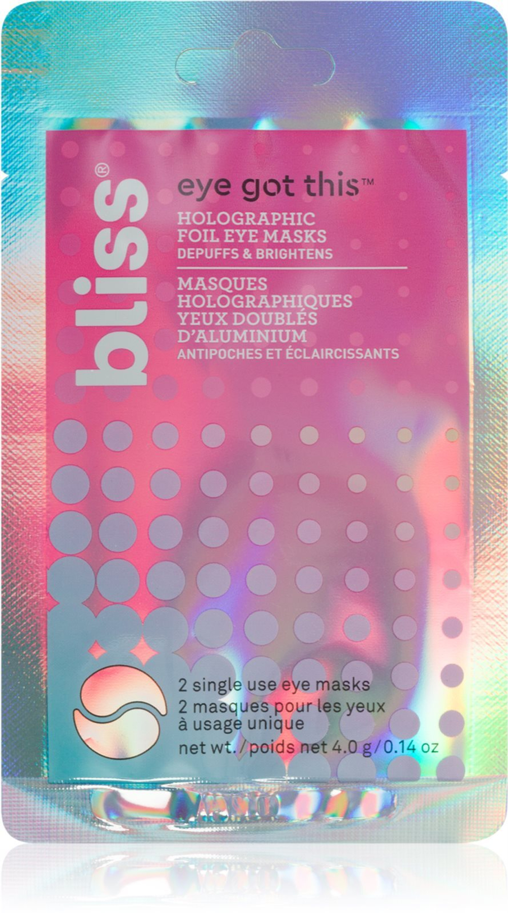 Bliss Eye Got This - гипоаллергенная маска для области вокруг глаз /  2 szt.   / GTIN 651043300635