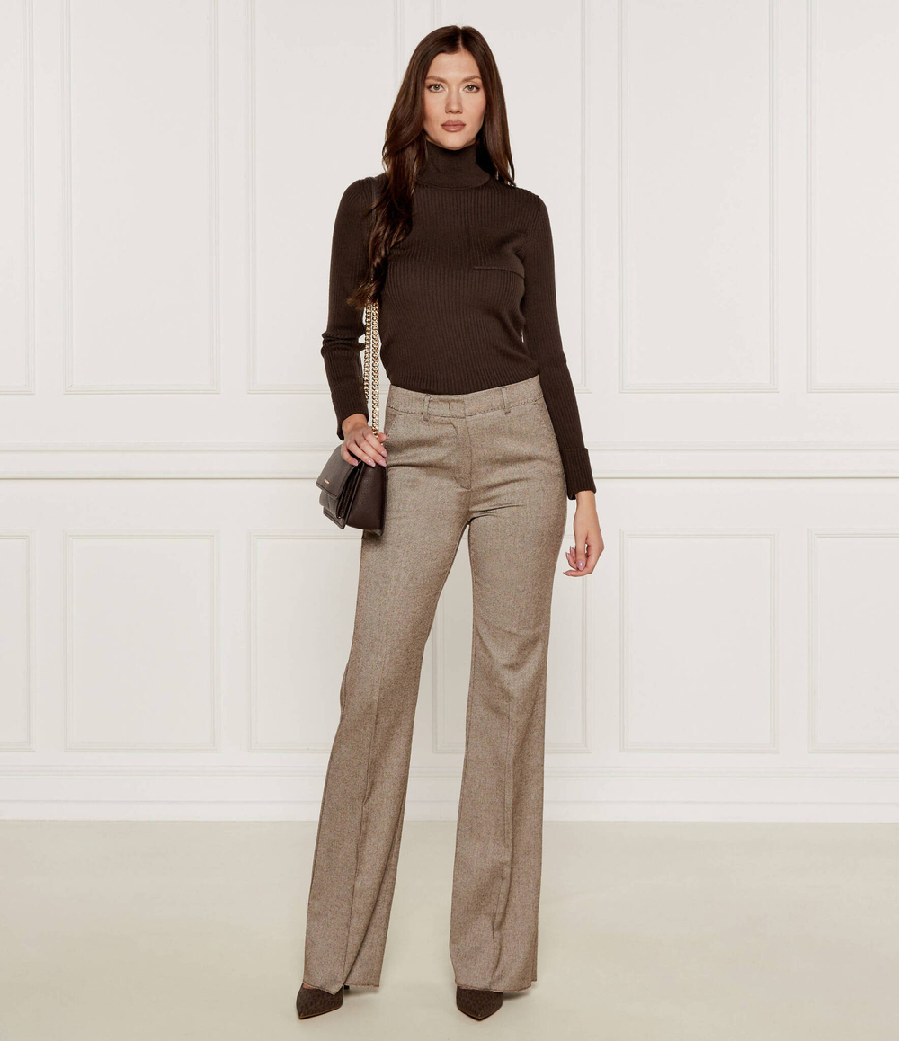 Хлопковый свитер Marella - коричневый(33663352)