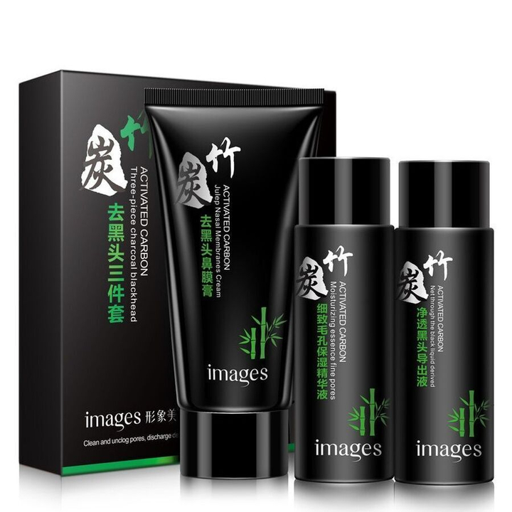 Набор масок для очищения пор 3 в 1 Images 35 мл + 50 г + 35 мл