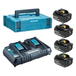 Makita PowerPack LXT аккумулятор BL1840B x 4шт + ЗУ DC18RD + кейс набор 198489-5