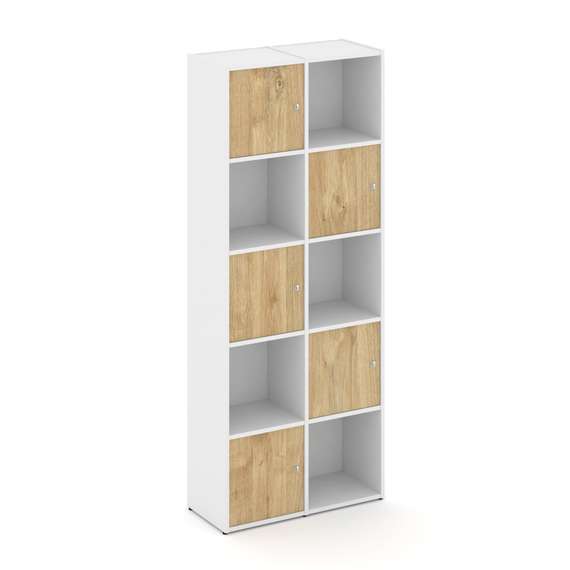 Locker plus Комплект №8 LK.K-008 Белый/Тиквуд Светлый 798*350*1983