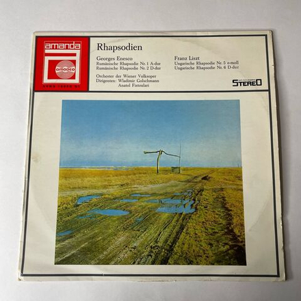 Винтажная виниловая пластинка LP Georges Enesco Энеску, Джордже, Franz Liszt Лист, Dirigenten: Wladimir Golschmann, Anatol Fistoulari Rhapsodien (Австрия 1976)
