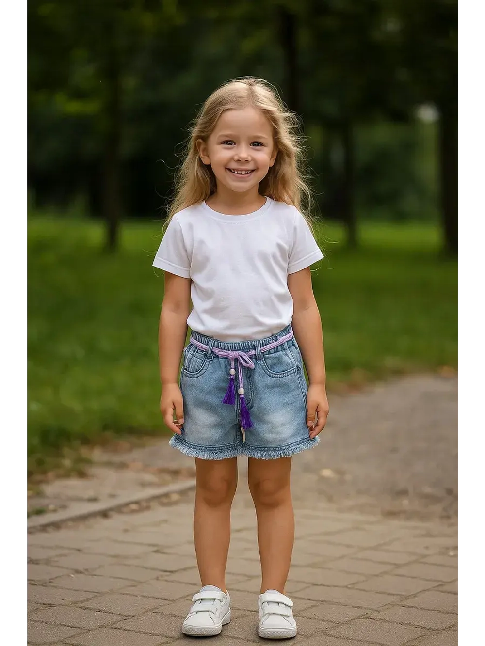 Шорты джинсовые для девочки новинка