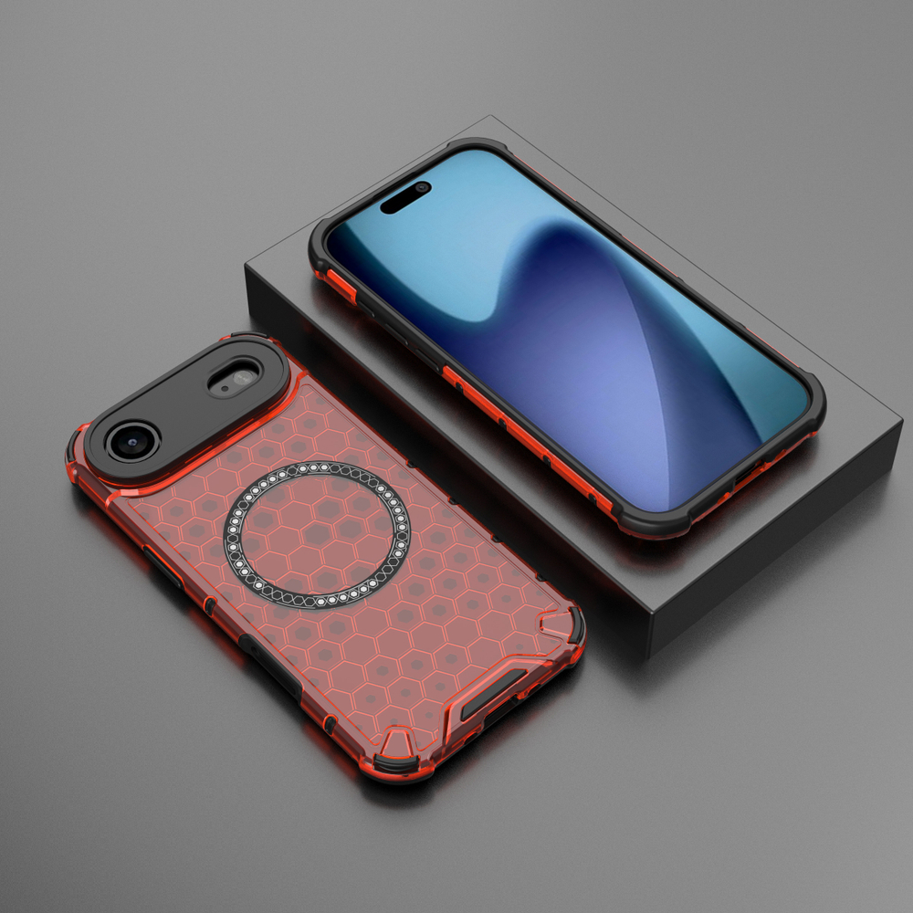 Прозрачный чехол Honeycomb Magnetic Case для iPhone Air