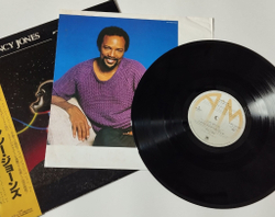 Винтажная виниловая пластинка LP Quincy Jones The Dude (Japan 1981) (Obi) Razzamatazz